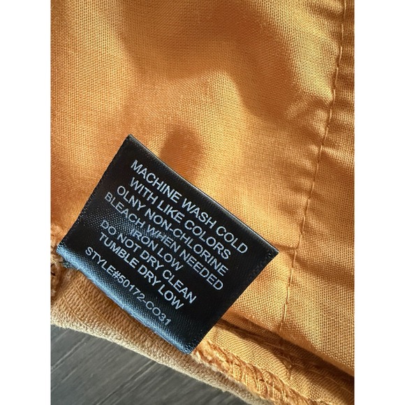 Forever 21 Womens Corduroy Mini Skirt Sz S Camel Color Flat Front Pockets - Picture 5 of 7